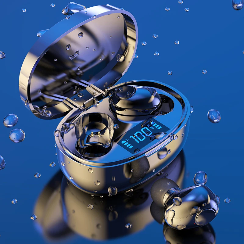 Wireless Earphones TWS Bluetooth 5.0 Mini Earbuds Stereo Bass LED Power Display Noise Cancelling Sports Waterproof Earbud In Ear
Wireless Earphones TWS Bluetooth 5.0 Mini Earbuds Stereo Bass LED Power Display Noise Cancelling Sports Waterproof Earbud In Ear