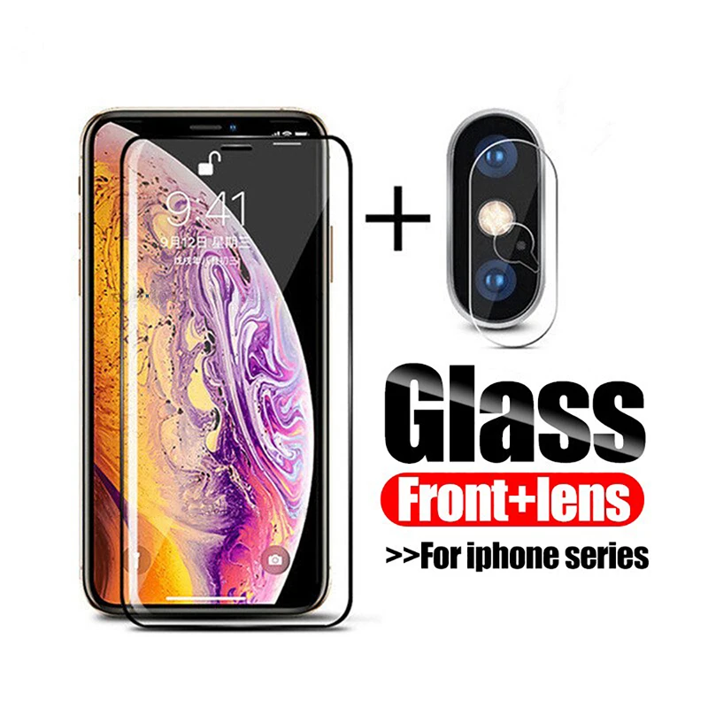 2 in 1 Camera Lens Tempered Glass On The For iphone X XR XS Max 11 Pro Max Protective Glass For iphone 6 6s 7 8 Plus Lens Glass
2 in 1 Camera Lens Tempered Glass On The For iphone X XR XS Max 11 Pro Max Protective Glass For iphone 6 6s 7 8 Plus Lens Glass