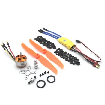 Retail 2200KV Brushless Motor 30A ESC Propeller 6035 Prop for RC Fixed Wing Plane Helicopter for RC Aircraft Multicopter
Retail 2200KV Brushless Motor 30A ESC Propeller 6035 Prop for RC Fixed Wing Plane Helicopter for RC Aircraft Multicopter