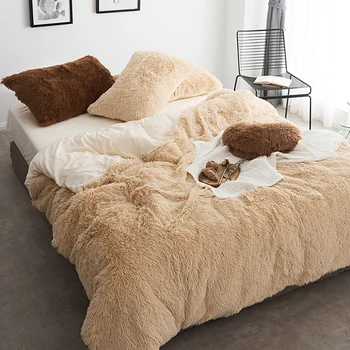 Home Textile Fleece Fabric Winter Thick Pure Color Bedding Set Mink Velvet Duvet Cover Bed sheet Bed Linen Pillowcases 4pcs
Home Textile Fleece Fabric Winter Thick Pure Color Bedding Set Mink Velvet Duvet Cover Bed sheet Bed Linen Pillowcases 4pcs