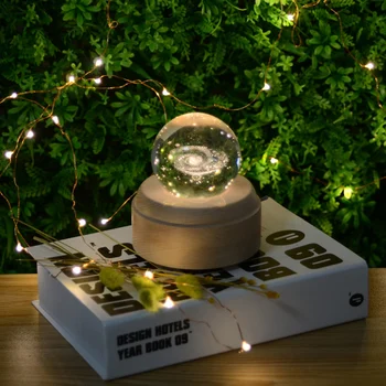 DIY Crystal Ball Rotating Music Box with Wooden Base and Light Special Gift For Decor - Customized by Pictures
DIY Crystal Ball Rotating Music Box with Wooden Base and Light Special Gift For Decor - Customized by Pictures