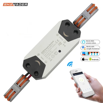Smart WiFi Relay Light Switch Wireless On-Off Remote Timer Controller for Household Appliance Work with Alexa Google Home IFTTT
Smart WiFi Relay Light Switch Wireless On-Off Remote Timer Controller for Household Appliance Work with Alexa Google Home IFTTT