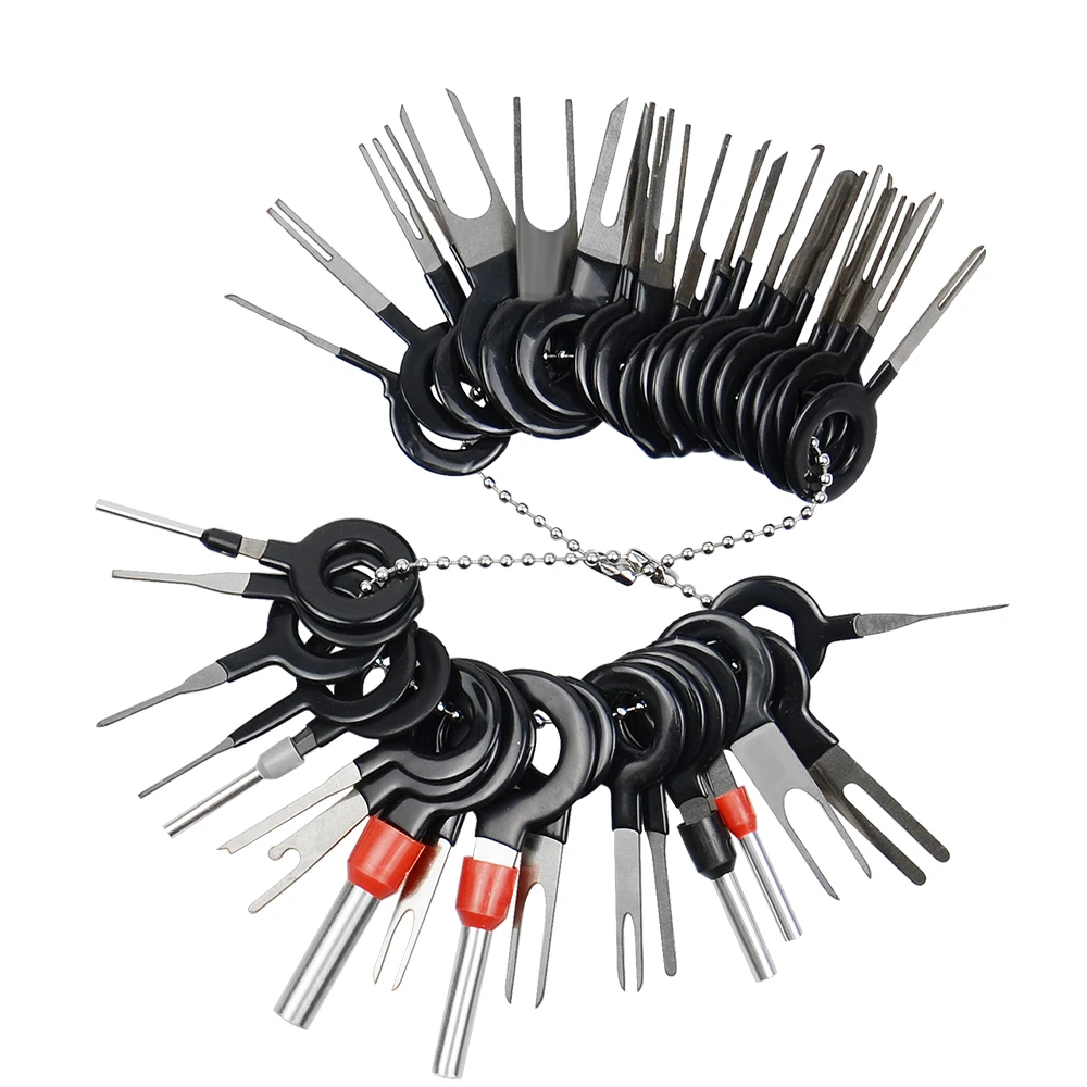 Car Plug Terminal Removal Tool Pin Needle Retractor Pick Electrical Wire Puller Hand Tools Kit Connector Extractor Accessories
Car Plug Terminal Removal Tool Pin Needle Retractor Pick Electrical Wire Puller Hand Tools Kit Connector Extractor Accessories