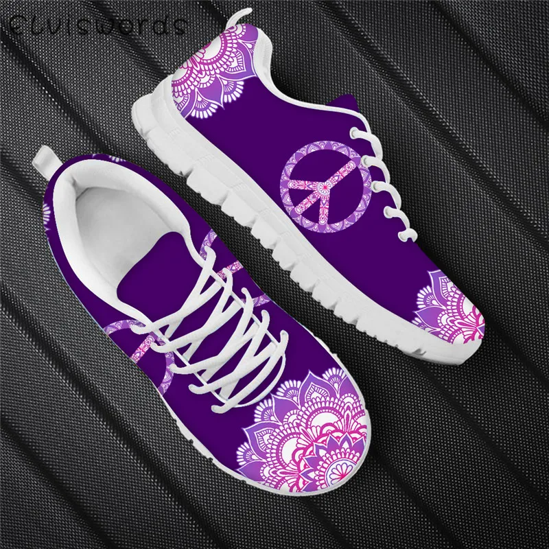 ELVISWORDS Mandala Flower Peace 3D Print Colorful Flats Soft Comfortable Sneakers for Women Casual Summer Autumn Zapatos Lace Up
ELVISWORDS Mandala Flower Peace 3D Print Colorful Flats Soft Comfortable Sneakers for Women Casual Summer Autumn Zapatos Lace Up