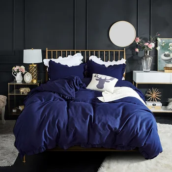 Lotus Leaf Solid Color Bedding Sets Duvet Cover Set Bed Set Pillowcase Fitted Sheet Single Quilt Cover No Filling for Bedroom
Lotus Leaf Solid Color Bedding Sets Duvet Cover Set Bed Set Pillowcase Fitted Sheet Single Quilt Cover No Filling for Bedroom