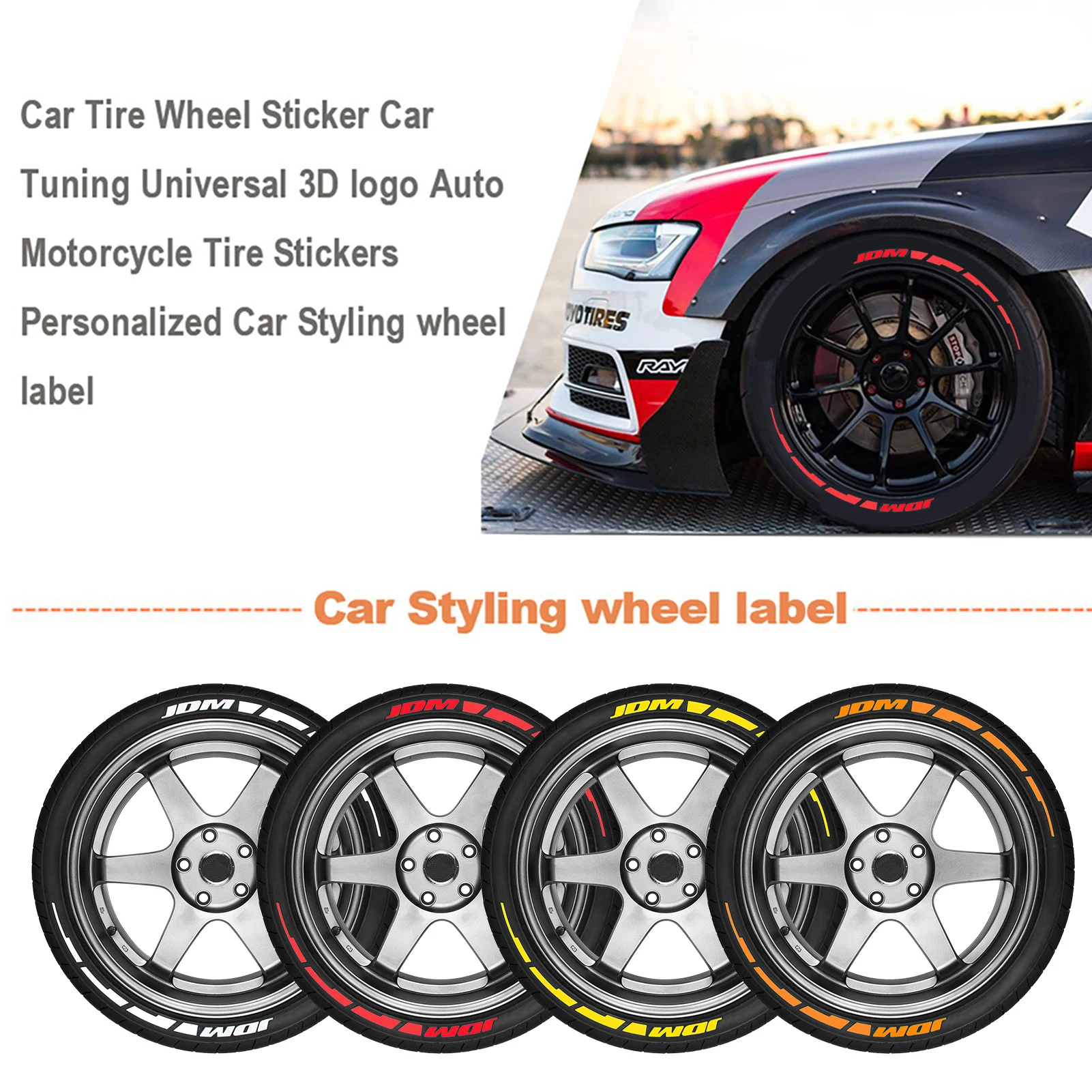 8pcs Rubber Letters Tire Sticker Car Tire Wheel Sticker 3D Logo Personalized Decal Sticker Car Styling Wheel Label Accessories
8pcs Rubber Letters Tire Sticker Car Tire Wheel Sticker 3D Logo Personalized Decal Sticker Car Styling Wheel Label Accessories