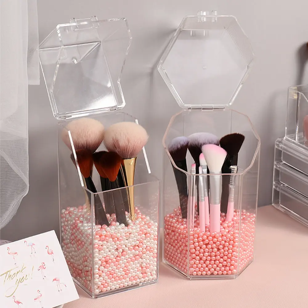 Pearl Clear Acrylic Cosmetic Organizer Makeup Brush Container Storage Box Holder Lipstick Storage Container Pencil Clear Box
Pearl Clear Acrylic Cosmetic Organizer Makeup Brush Container Storage Box Holder Lipstick Storage Container Pencil Clear Box