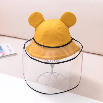 Kids Cute Bear Anti-saliva Isolation Mask Fisherman Hat Children Protective Mask Hat Dust-proof Anti-fog Mask Hats D30
Kids Cute Bear Anti-saliva Isolation Mask Fisherman Hat Children Protective Mask Hat Dust-proof Anti-fog Mask Hats D30