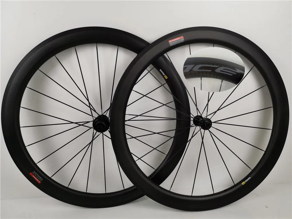 Customized carbon wheels new ACE 50mm with Powerway R36 hubs 700c width 25mm rims clincher tubular wheels for Road Bike
Customized carbon wheels new ACE 50mm with Powerway R36 hubs 700c width 25mm rims clincher tubular wheels for Road Bike