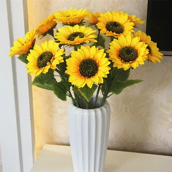 Fake Sunflower Artificial Silk Flower Bouquet Home Wedding Party Christmas Festival Event Table Decor Decoration Supply
Fake Sunflower Artificial Silk Flower Bouquet Home Wedding Party Christmas Festival Event Table Decor Decoration Supply