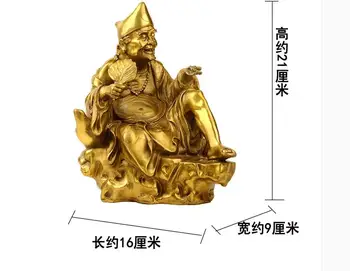 21CM collect China Old Brass Bronze copper Handmade Ji Gong Statue
21CM collect China Old Brass Bronze copper Handmade Ji Gong Statue