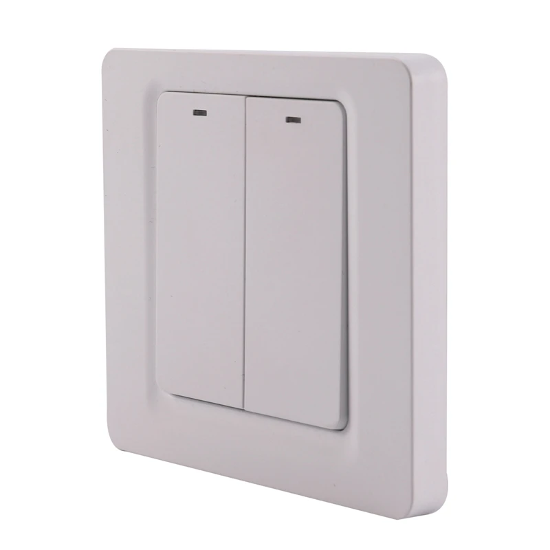 Remote Control Two-Control Smart Switch Mobile Phone Voice Timing Button Physical Smart Wifi Switch White EU Plug
Remote Control Two-Control Smart Switch Mobile Phone Voice Timing Button Physical Smart Wifi Switch White EU Plug