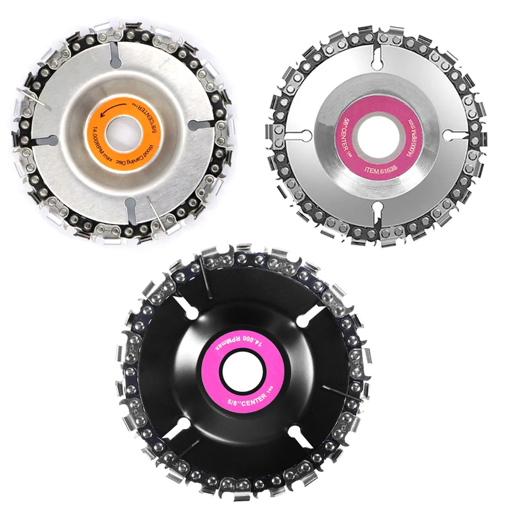 4 Inch Grinder Disc Wood Carving Disc Circular Saw Blade and Chain 22 Tooth Fine Shaping Disc For 100/115mm Angle Grinder
4 Inch Grinder Disc Wood Carving Disc Circular Saw Blade and Chain 22 Tooth Fine Shaping Disc For 100/115mm Angle Grinder