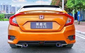 High quality ABS paint Car Rear Trunk Lip Spoiler Wing Fits For Honda Civic 2016 2017 2018 2019 
High quality ABS paint Car Rear Trunk Lip Spoiler Wing Fits For Honda Civic 2016 2017 2018 2019
