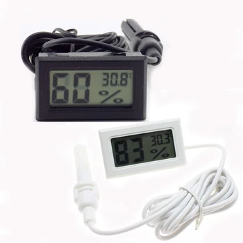 Mini Digital LCD Thermometer Sensor Indoor Convenient Hygrometer Humidity Instruments Detector With Probe Monitoring
Mini Digital LCD Thermometer Sensor Indoor Convenient Hygrometer Humidity Instruments Detector With Probe Monitoring