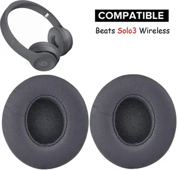 Solo 3 Earpads Replacement Ear Pads Cushions Muffs Repair Parts Compatible with Beats Solo 2 Wireless On Ear Headphones(Gray))
Solo 3 Earpads Replacement Ear Pads Cushions Muffs Repair Parts Compatible with Beats Solo 2 Wireless On Ear Headphones(Gray))