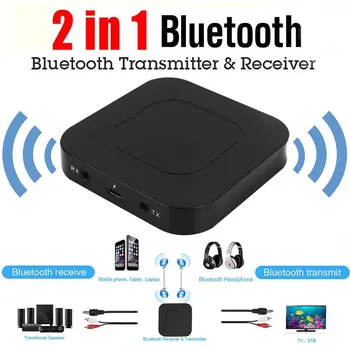 2 in 1 Wireless Bluetooth 5.0 Receiver Transmitter Adapter 3.5mm Jack Wireless Adapter TV PC Car Speakers Audio Aux Reciever 
2 in 1 Wireless Bluetooth 5.0 Receiver Transmitter Adapter 3.5mm Jack Wireless Adapter TV PC Car Speakers Audio Aux Reciever