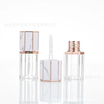 5 Pieces 5ml Empty White Marble Cap Clear Plastic Lip Gloss Tube Travel Refillable Bottles Cosmetic Storage Container
5 Pieces 5ml Empty White Marble Cap Clear Plastic Lip Gloss Tube Travel Refillable Bottles Cosmetic Storage Container