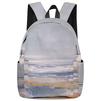 Abstract Aerial View Of Clouds And Landscape Backpack Interior Key Chain Holder Luxury Backpack Arcuate Shoulder Strap
Abstract Aerial View Of Clouds And Landscape Backpack Interior Key Chain Holder Luxury Backpack Arcuate Shoulder Strap
