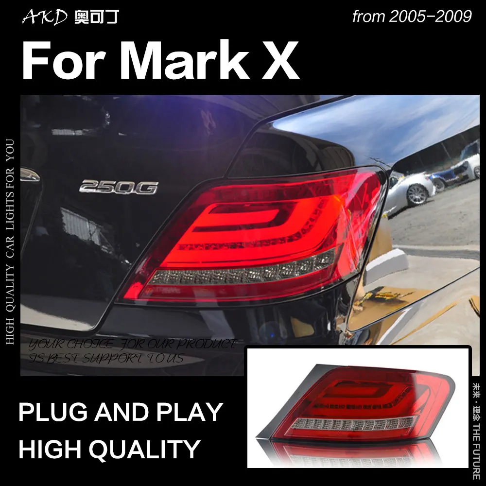 AKD Car Styling for Toyota Mark X Tail Lights 2005-2009 Reiz LED Tail Light LED Lamp DRL Signal Brake Reverse auto Accessories
AKD Car Styling for Toyota Mark X Tail Lights 2005-2009 Reiz LED Tail Light LED Lamp DRL Signal Brake Reverse auto Accessories