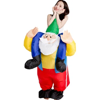 Christmas Inflatable Santa Claus Clothes Inflatable Cosplay Costume Party Dress Blow Up Body Suit
Christmas Inflatable Santa Claus Clothes Inflatable Cosplay Costume Party Dress Blow Up Body Suit