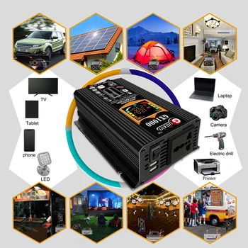 DC 12V to AC 220V Converter Car Power Charger Inverter Modified Sine Wave Inverter High Frequency 500W Power Watt Power Inverter
DC 12V to AC 220V Converter Car Power Charger Inverter Modified Sine Wave Inverter High Frequency 500W Power Watt Power Inverter