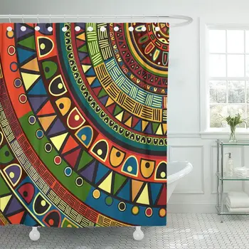 African Colored Tribal Abstract Pattern Mexico Culture Aztec Festive Shower Curtain Waterproof Polyester Fabric 72 x 72 Inches
African Colored Tribal Abstract Pattern Mexico Culture Aztec Festive Shower Curtain Waterproof Polyester Fabric 72 x 72 Inches