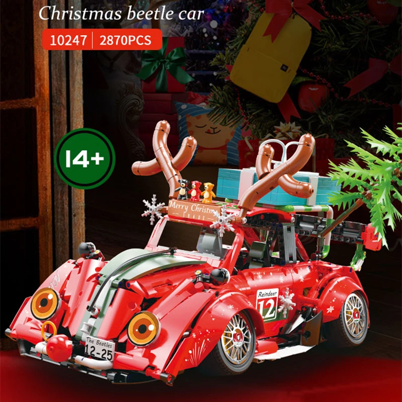 IN STOCK High-Tech 10247 2870Pcs Christmas Beetle Car Model Building Blocks Brick Kids Toys New Year Gifts 21003 40252 10252
IN STOCK High-Tech 10247 2870Pcs Christmas Beetle Car Model Building Blocks Brick Kids Toys New Year Gifts 21003 40252 10252