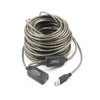 20M USB2.0 Extension Cable Signal Amplification Extension Cable Wireless Network Card Extended Cable Extended Line With Chip
20M USB2.0 Extension Cable Signal Amplification Extension Cable Wireless Network Card Extended Cable Extended Line With Chip
