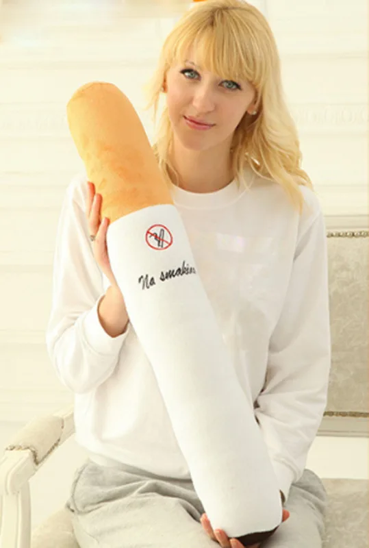 2019 Newest Hot 70 cm No Smoking Cigarette Pillow Plush Funny Novelty Cushion Bedding Decor Toys
2019 Newest Hot 70 cm No Smoking Cigarette Pillow Plush Funny Novelty Cushion Bedding Decor Toys