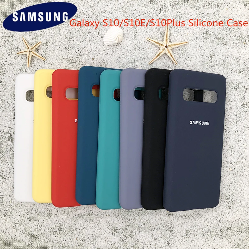 Original Samsung S10/S10 Plus / S10E Silicone Full Back Case Soft-Touch Back Protective Shell Galaxy S10 Plus S10 + S10E lite
Original Samsung S10/S10 Plus / S10E Silicone Full Back Case Soft-Touch Back Protective Shell Galaxy S10 Plus S10 + S10E lite