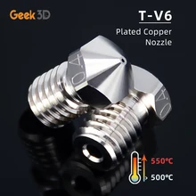 Dragon Hotend T-V6 Plated Copper Nozzle Durable Non-stick High Performance For 3D Printers M6 Thread For E3D V6 Titan Extruder
Dragon Hotend T-V6 Plated Copper Nozzle Durable Non-stick High Performance For 3D Printers M6 Thread For E3D V6 Titan Extruder