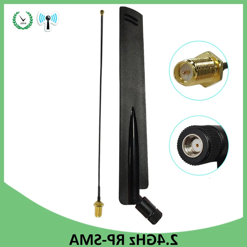 WiFi Antenna 8dBi Aerial RP -SMA Male Connector 2.4 ghz antenna wi -fi Router +21cm PCI U.FL IPX to SMA Male Pigtail Cable
WiFi Antenna 8dBi Aerial RP -SMA Male Connector 2.4 ghz antenna wi -fi Router +21cm PCI U.FL IPX to SMA Male Pigtail Cable