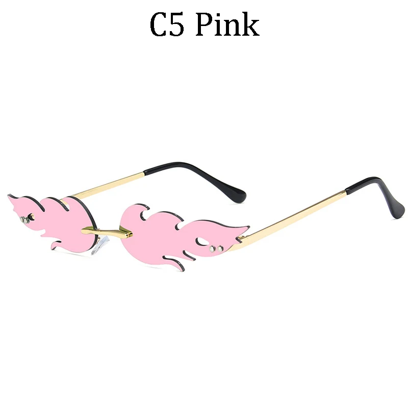 DPZ 2020 high quality Flame Sunglasses Mirror Weird non-mainstream Party high quality Small frame sunglasses UV400 Oculos De Sol DPZ 2020 high quality Flame Sunglasses Mirror Weird non-mainstream Party high quality Small frame sunglasses UV400 Oculos De Sol