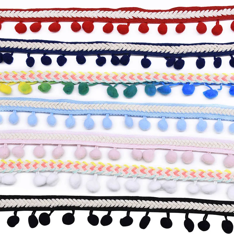 3 Yards Pom Pom Ribbon 12mm Mini Ball Vintage Embroidered Craft Lace Trim DIY Handmade Sewing Fringe Ribbon Accessories Supplies
3 Yards Pom Pom Ribbon 12mm Mini Ball Vintage Embroidered Craft Lace Trim DIY Handmade Sewing Fringe Ribbon Accessories Supplies