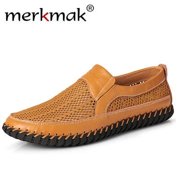 Merkmak 2020 New Summer Men's Shoes Comfortable Casual Shoes Slip-on Breathable Mesh Flats Fashion Sneakers Loafers Size 38-48
Merkmak 2020 New Summer Men's Shoes Comfortable Casual Shoes Slip-on Breathable Mesh Flats Fashion Sneakers Loafers Size 38-48