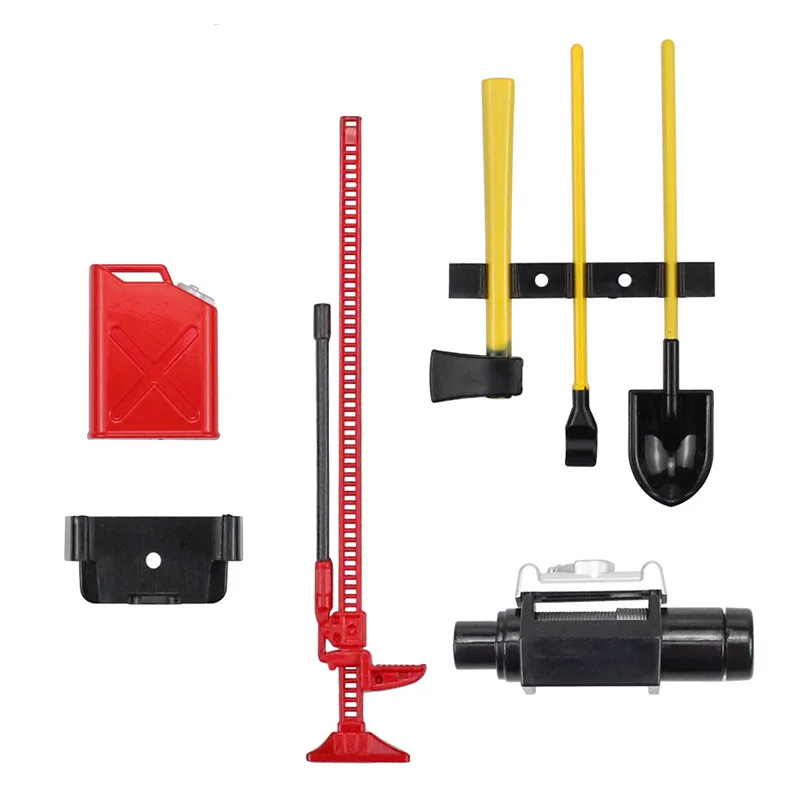 1:10 RC Crawler Car Accessories Mini Fuel Tank Winch Jack Tools Kit for Axial SCX10 TAMIYA CC01 D90 D110 RC Truck Car Parts
1:10 RC Crawler Car Accessories Mini Fuel Tank Winch Jack Tools Kit for Axial SCX10 TAMIYA CC01 D90 D110 RC Truck Car Parts