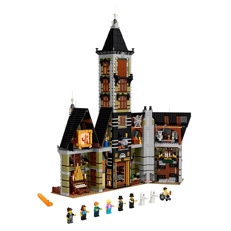 10273 New Fairground Ghost House Collection Haunted Castle House Fit Model Building Blocks Bricks Kid Gift
10273 New Fairground Ghost House Collection Haunted Castle House Fit Model Building Blocks Bricks Kid Gift