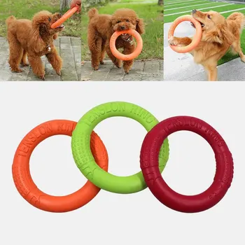 Pet Flying Discs EVA Dog Training Ring Puller Resistant Bite Floating Toy Puppy Outdoor Interactive Game Playing Products Supply
Pet Flying Discs EVA Dog Training Ring Puller Resistant Bite Floating Toy Puppy Outdoor Interactive Game Playing Products Supply