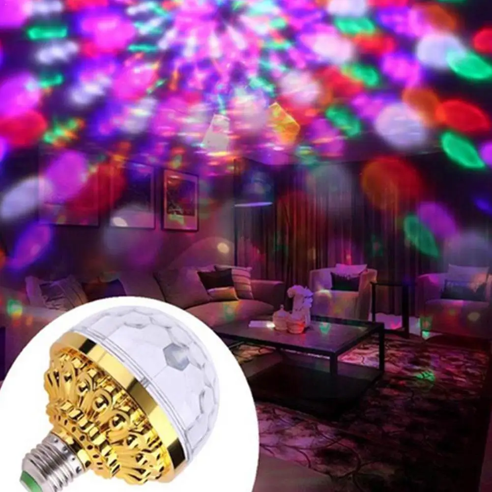 3w Rotating Crystal Ball RGB LED Stage Light Bulb Full Decorative For Nightclubs Bulb Party Disco Hall Lights Color Banquet C7Z3
3w Rotating Crystal Ball RGB LED Stage Light Bulb Full Decorative For Nightclubs Bulb Party Disco Hall Lights Color Banquet C7Z3