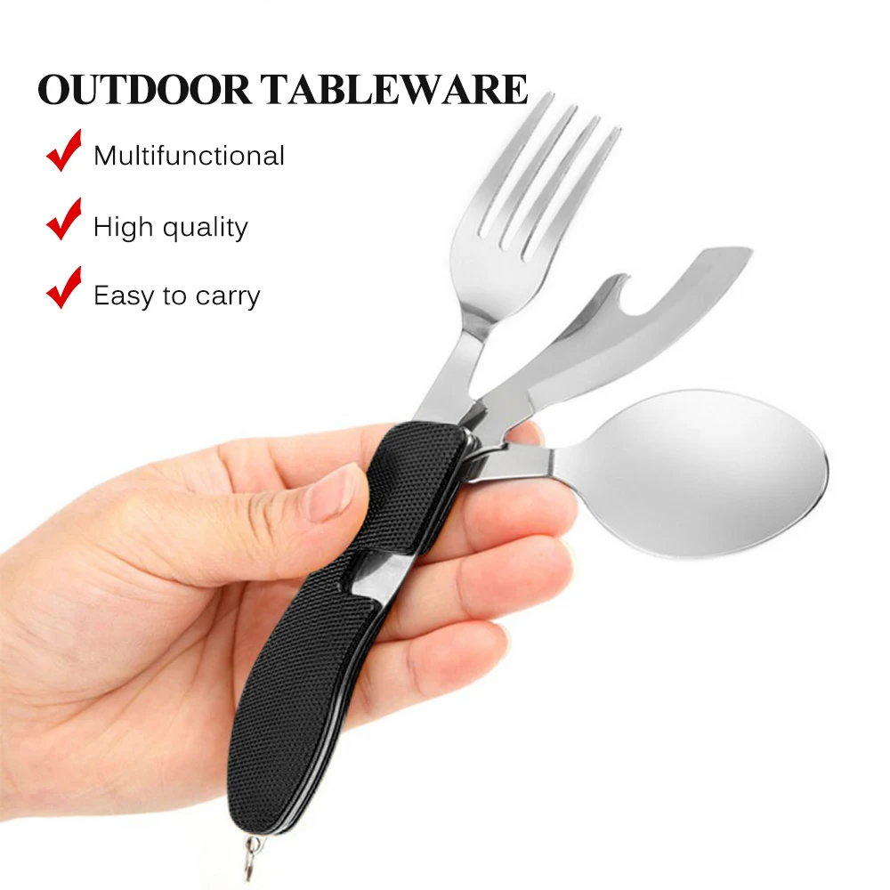 Camping Tableware Outdoor Tableware Set 4 In 1 Cooking Detachable Fork Spoon Knife Bottle Opener Folding Pocket Picnics Survival
Camping Tableware Outdoor Tableware Set 4 In 1 Cooking Detachable Fork Spoon Knife Bottle Opener Folding Pocket Picnics Survival
