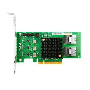 AS2608 6Gb/s RR2720 PCIe 8X Control Card SAS 2.0 .Host Raid 0/1/5/10/jbod SAS HBA SFF8087*2
AS2608 6Gb/s RR2720 PCIe 8X Control Card SAS 2.0 .Host Raid 0/1/5/10/jbod SAS HBA SFF8087*2