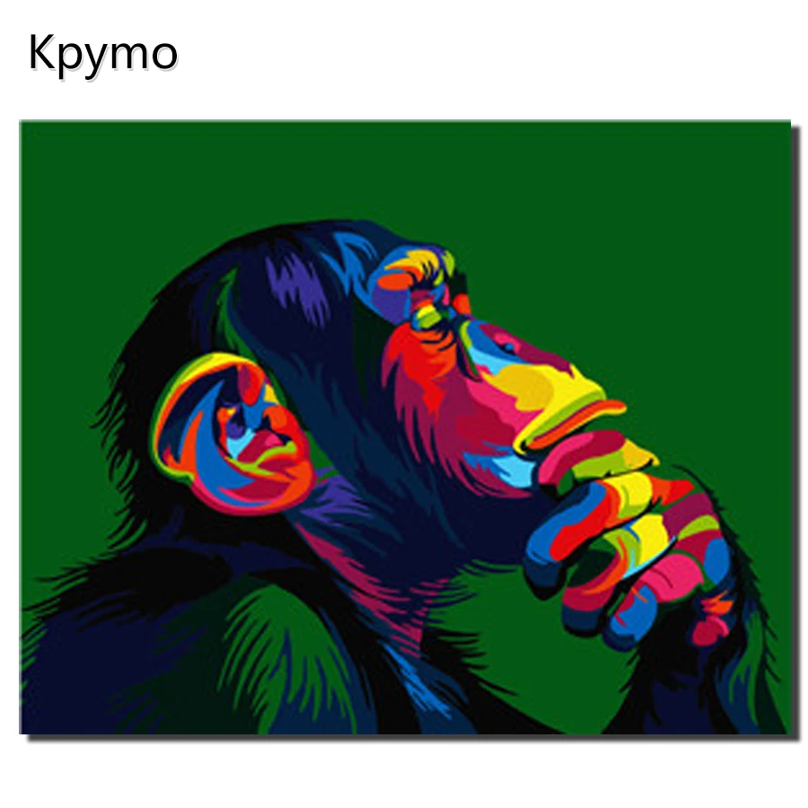 Kpymo Orangutan Oil Painting Frameworks Abstract Pictures Decor Paint By Numbers On Canvas Animals Art Wall Painting Living Home
Kpymo Orangutan Oil Painting Frameworks Abstract Pictures Decor Paint By Numbers On Canvas Animals Art Wall Painting Living Home