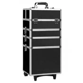4-in-1 Draw-bar Style Interchangeable Aluminum Rolling Makeup Case Black ship from US drop shipping
4-in-1 Draw-bar Style Interchangeable Aluminum Rolling Makeup Case Black ship from US drop shipping