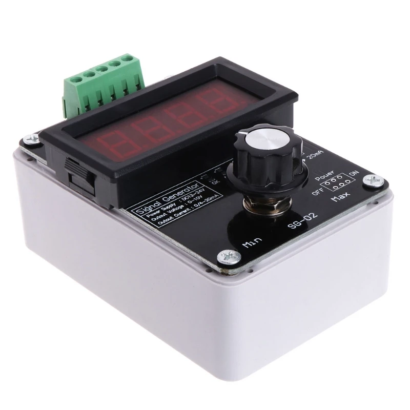 Adjustable Current Voltage Analog Simulator 0~20mA Signal Generator DC 0~10V without Battery
Adjustable Current Voltage Analog Simulator 0~20mA Signal Generator DC 0~10V without Battery