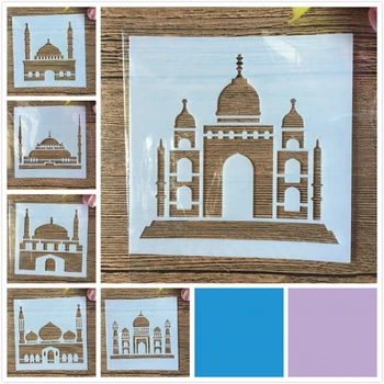 6Pcs/Set Castle Building DIY Layering Stencils Wall Painting Scrapbook Coloring Embossing Album Decorative Template
6Pcs/Set Castle Building DIY Layering Stencils Wall Painting Scrapbook Coloring Embossing Album Decorative Template