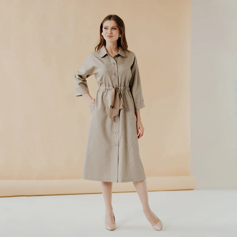 ZP 2020 Spring Dress Women Vintage Sashes Front Button A-line Party Dress Long Sleeve Solid Elegant Office Lady Dress
ZP 2020 Spring Dress Women Vintage Sashes Front Button A-line Party Dress Long Sleeve Solid Elegant Office Lady Dress