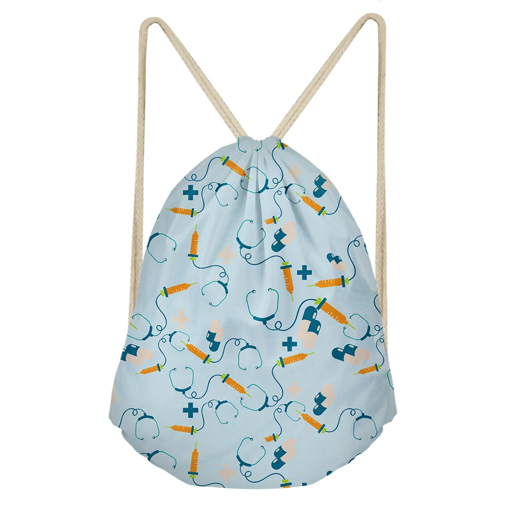 Cartoon Nursing Bear Medical Tools Drawstring Travel Package Casual String Knapsack For Women Pills Docto Backpack Bag Mochila
Cartoon Nursing Bear Medical Tools Drawstring Travel Package Casual String Knapsack For Women Pills Docto Backpack Bag Mochila