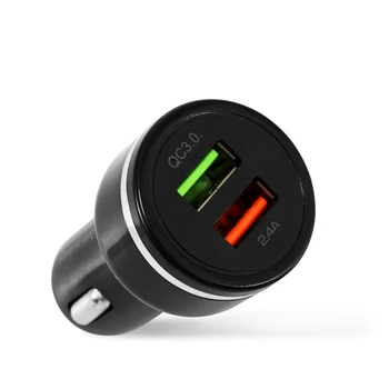 Dual USB QC 3.0 Fast Car Charger Quick Charge 3.0 for iphone Samsung Xiaomi GPS 
Dual USB QC 3.0 Fast Car Charger Quick Charge 3.0 for iphone Samsung Xiaomi GPS