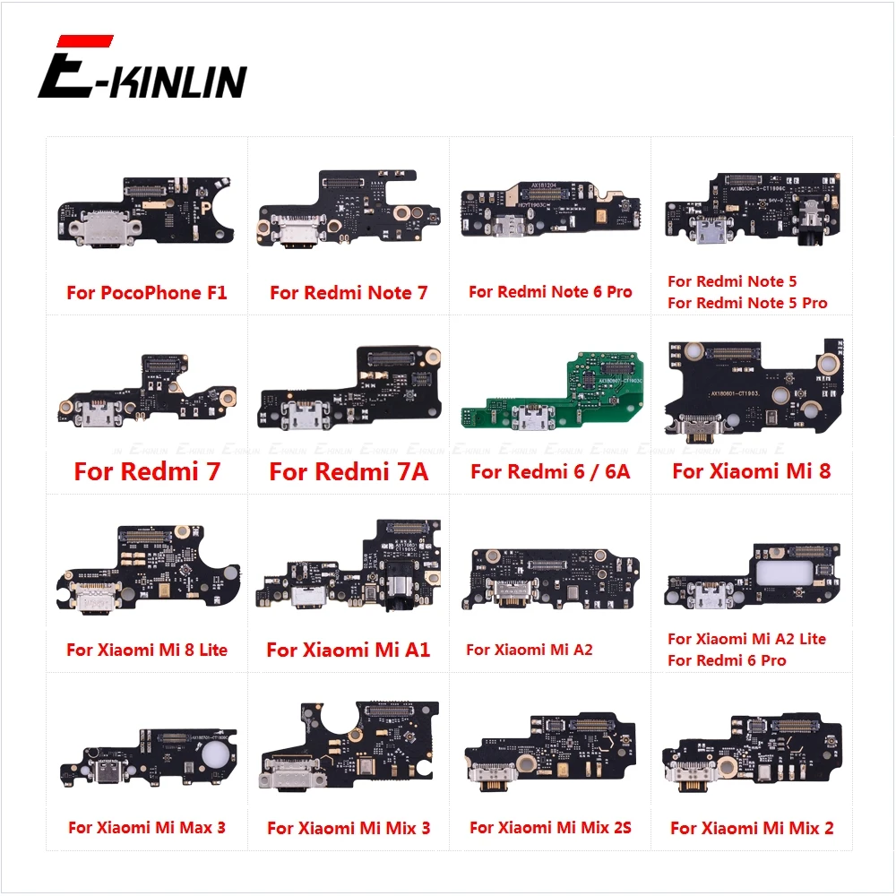USB Charging Port Dock Plug Charger Board Mic Flex Cable For XiaoMi Redmi Note 7 6 5 Pro 6A 7A Mi 8 Mix 2S Max 3 2 A1 A2 Lite F1
USB Charging Port Dock Plug Charger Board Mic Flex Cable For XiaoMi Redmi Note 7 6 5 Pro 6A 7A Mi 8 Mix 2S Max 3 2 A1 A2 Lite F1